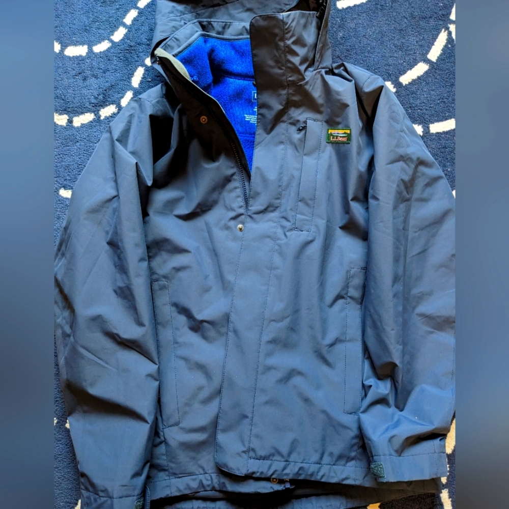 L.L bean sweater fleece 3-in-1 jacket